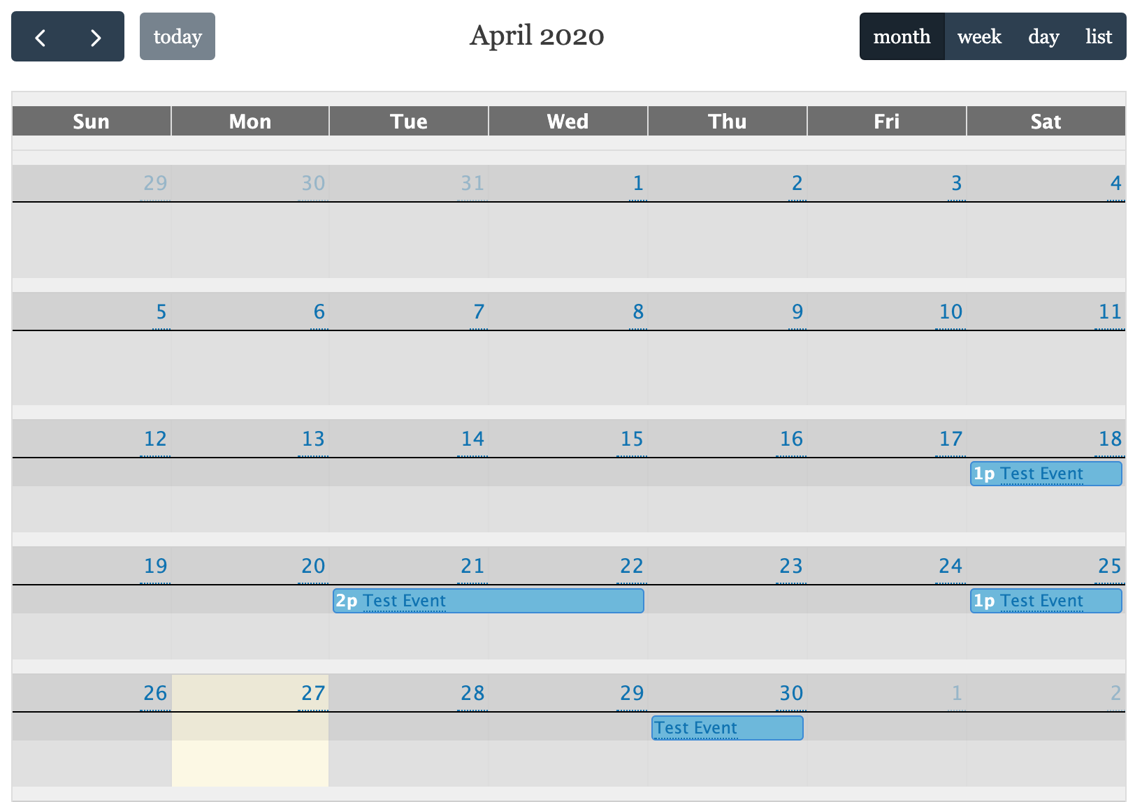 Smart Date Calendar Kit